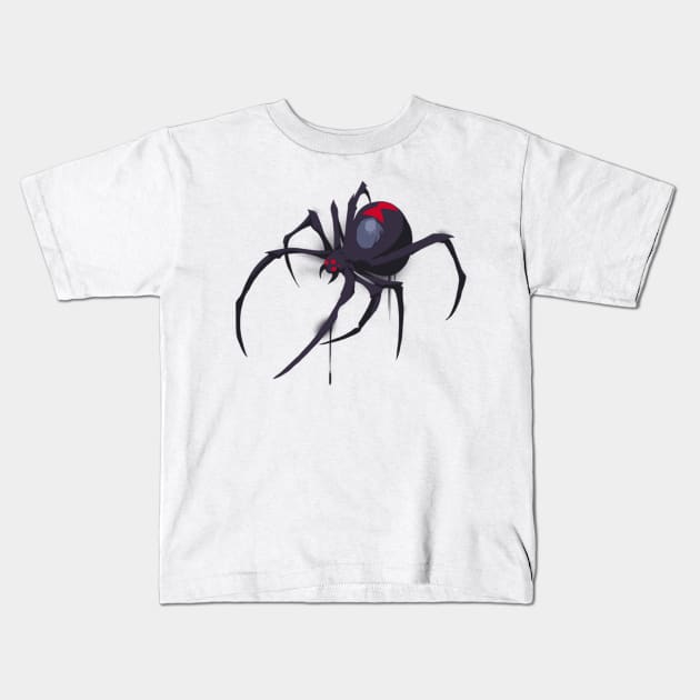 Widowmaker Black Widow Kids T-Shirt by Genessis